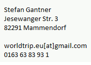 Impressum von worldtrip.eu